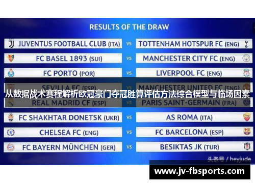 从数据战术赛程解析欧冠豪门夺冠胜算评估方法综合模型与临场因素
